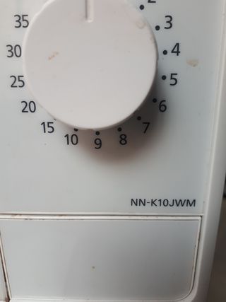 Microondas Panasonic para preparar