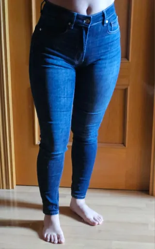 Pantalón vaquero, D07 mujer azul.