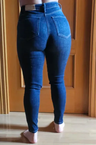 Pantalón vaquero, D07 mujer azul.