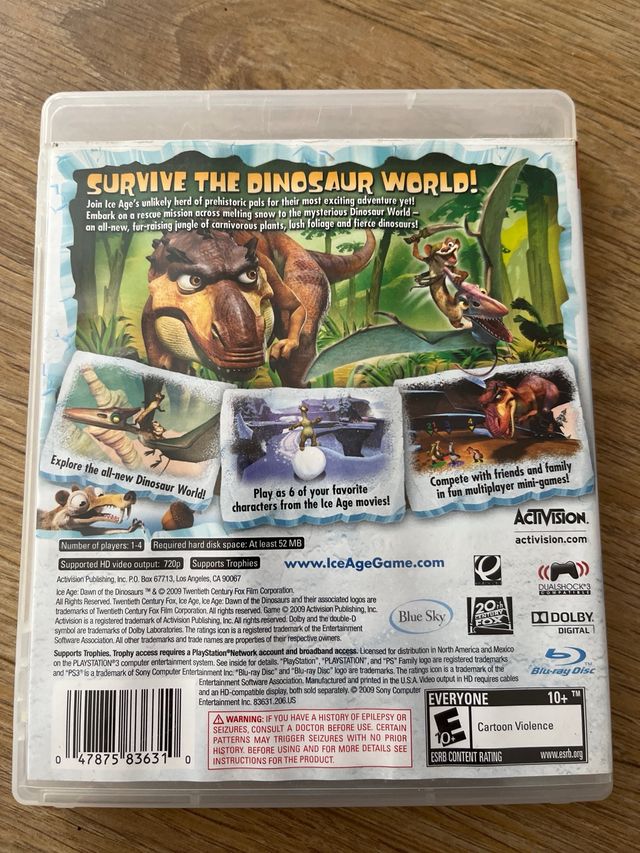 Juego PS3 Ice Age: Dawn of the Dinosaurs