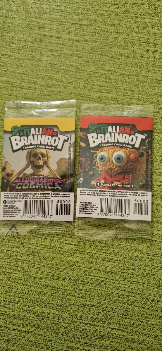 Carte promo Brainrot più altre carte 