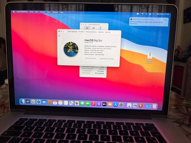 MacBook Pro Retina 15 16GB 1TB SSD (2014)