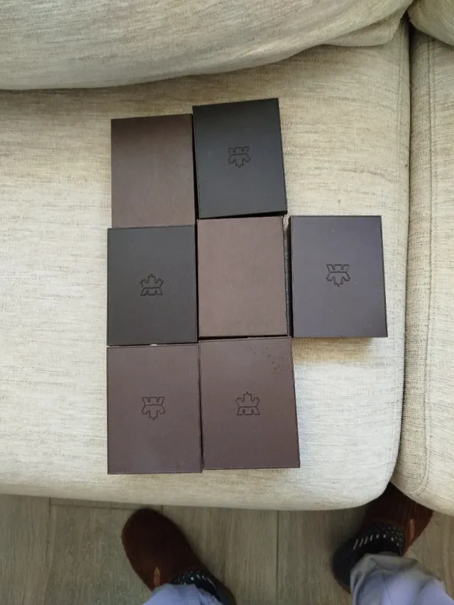 7 Estuches Monedas Canadá Hoja de Arce