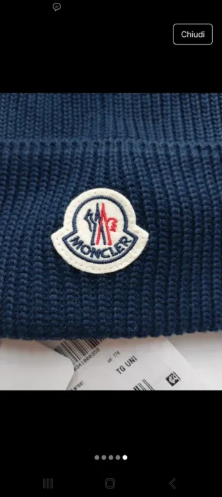Moncler Cappello e Sacca