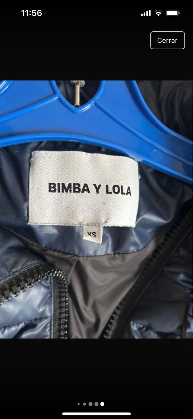 Abrigo Bimba y Lola plumífero Talla XS