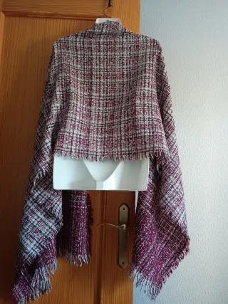 Bufanda grande XL chal lana Sfera