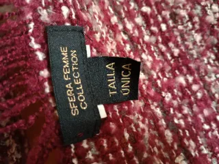 Bufanda grande XL chal lana Sfera