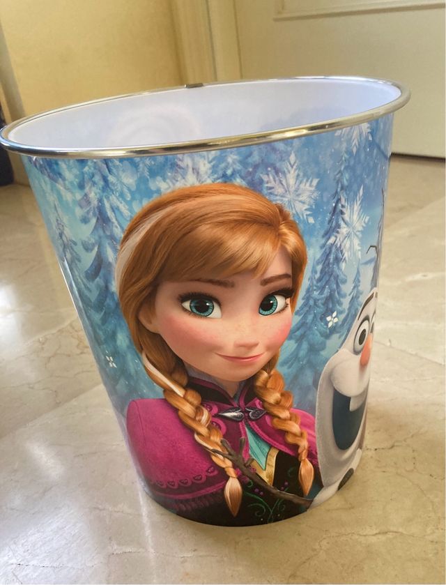 Papelera Frozen Anna y Olaf