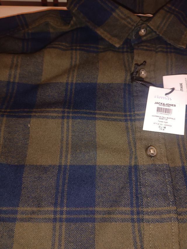 Camisa de franela Jack & Jones Talla M