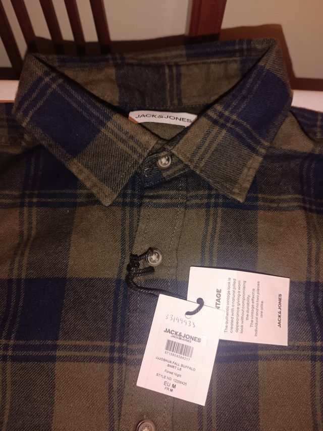 Camisa de franela Jack & Jones Talla M