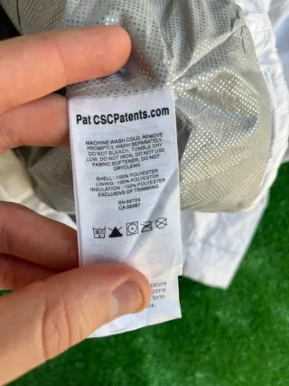 Abrigo Columbia Blanco Bordado Omni-heat