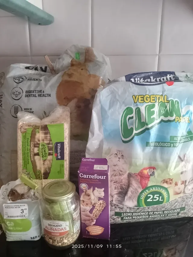 Lote productos para roedores