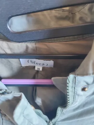 Parka ligera mujer casual verde oliva