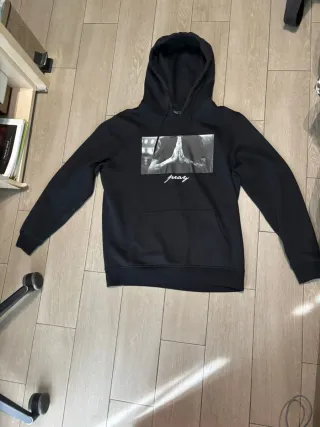 Sudadera Mister Tee Pray Negra Talla M