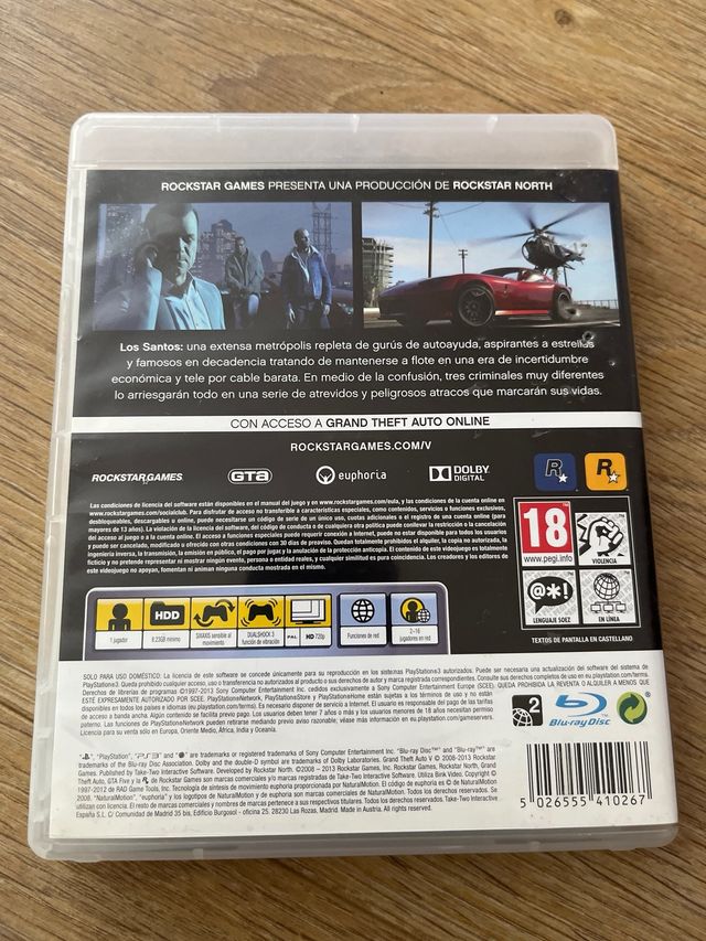 Grand Theft Auto V PS3