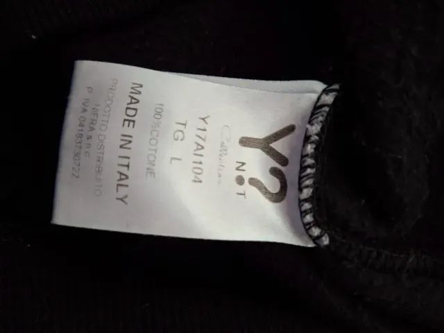 Felpa Ynot donna nera con stampa oro