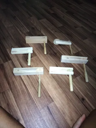 Rana de madera Honsuy buen estado