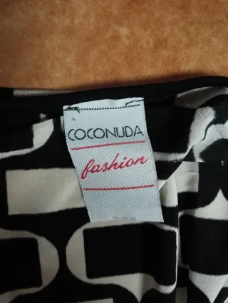 Vestito donna fantasia bianco e nero