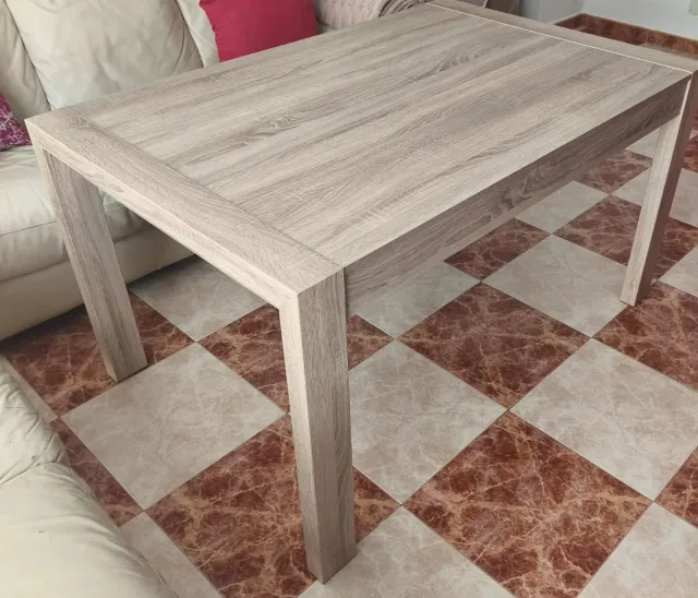 Mesa extensible de salón madera