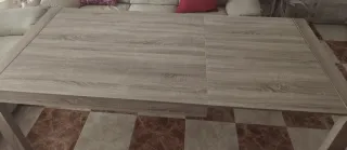 Mesa extensible de salón madera