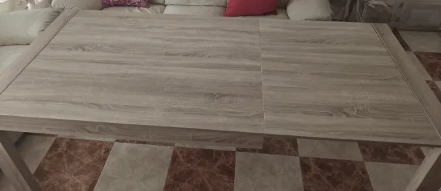 Mesa extensible de salón madera