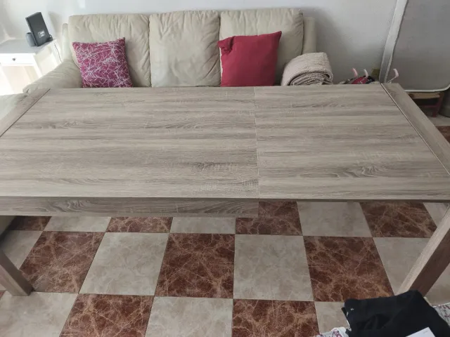 Mesa extensible de salón madera