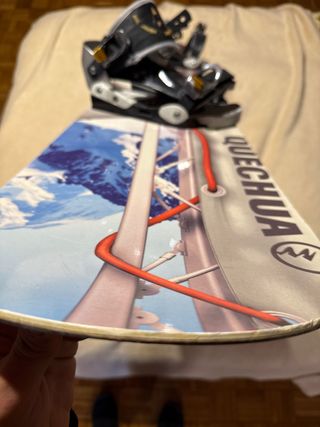 Tabla Snowboard Quechua con Fijaciones