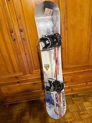 Tabla Snowboard Quechua con Fijaciones