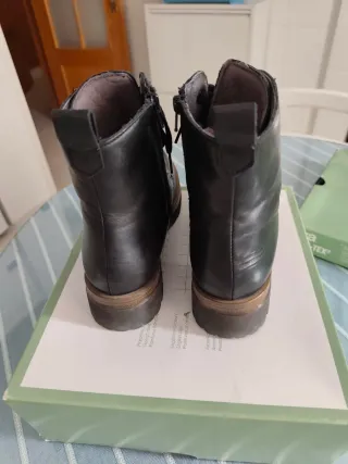 Botines piel Pitillos Mujer Negros