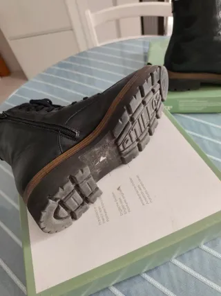 Botines piel Pitillos Mujer Negros