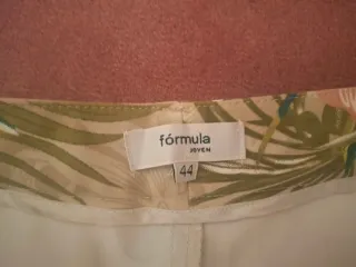 Pantalón estampado floral mujer