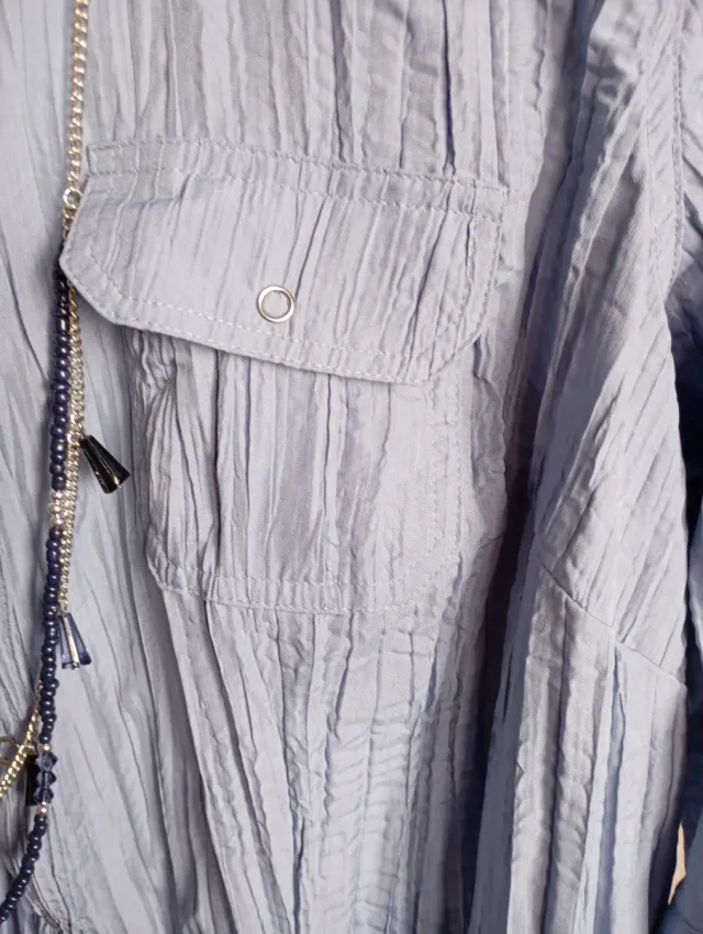 Camisa" Canda" azul talla 48