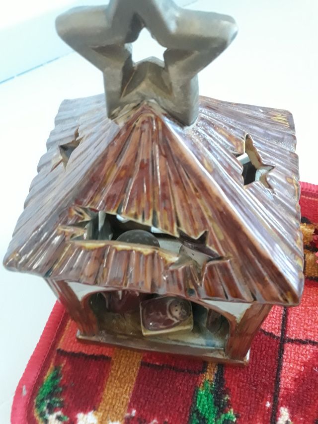 Presepe ceramica con stella
