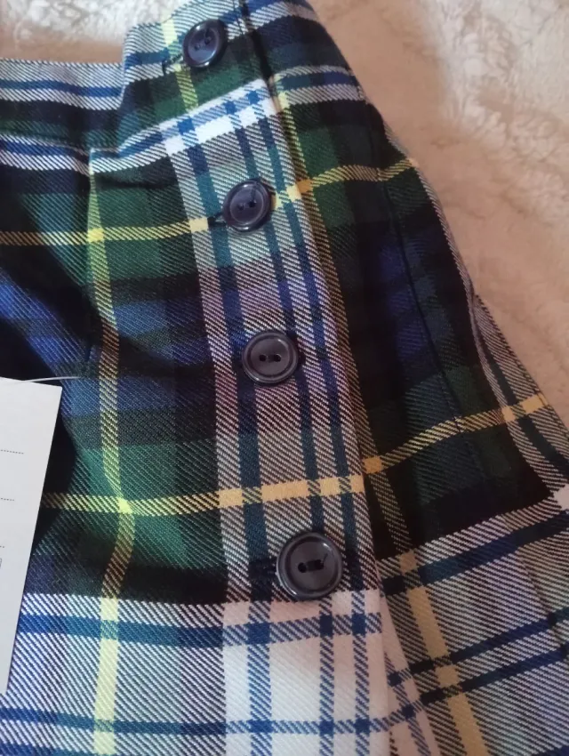 Falda Escocesa Uniforme Escolar