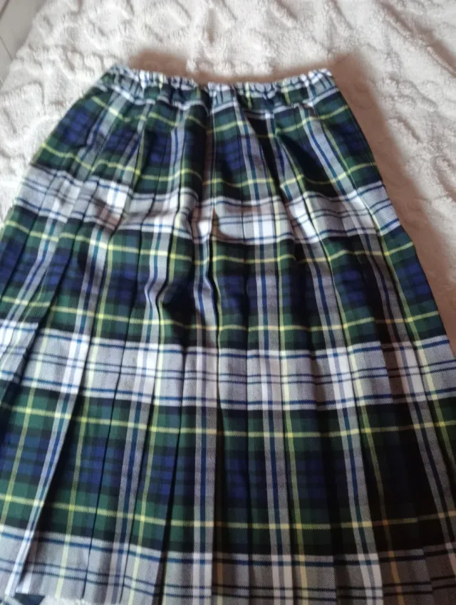 Falda Escocesa Uniforme Escolar