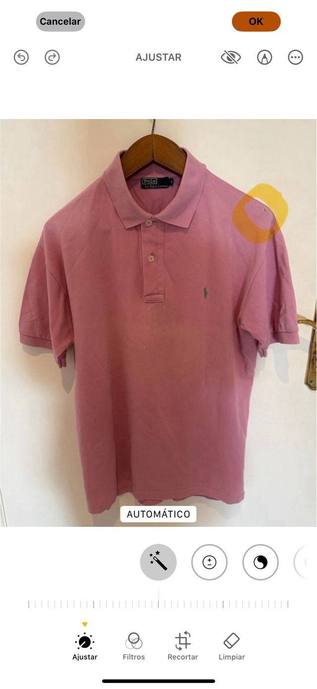 tiene agujerito en el hombro muestro foto