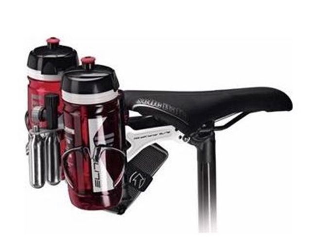 Portabidones doble para sillín bici