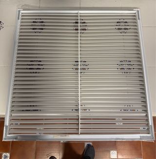 Rejilla Blanca Retorno Lama Fija 45º LB