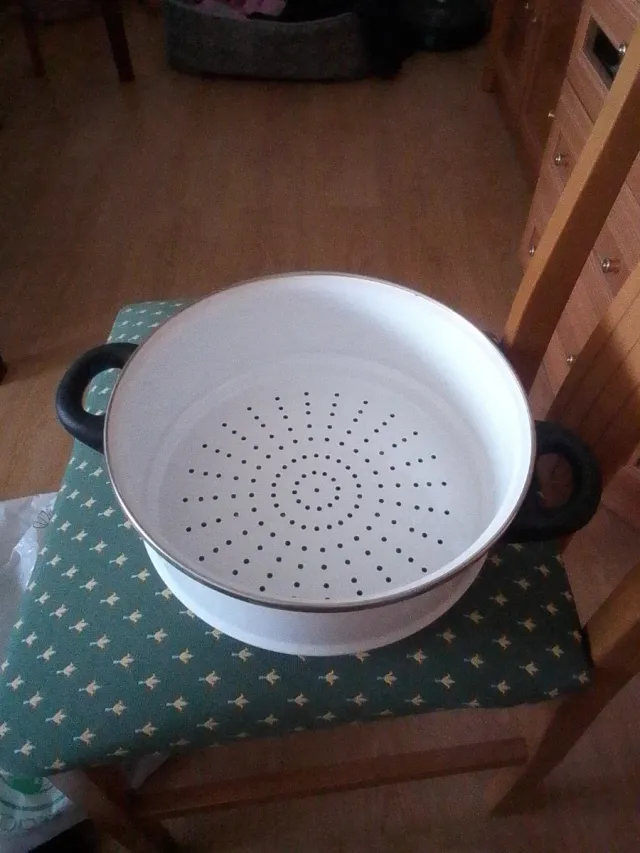 Cacerola con colador
