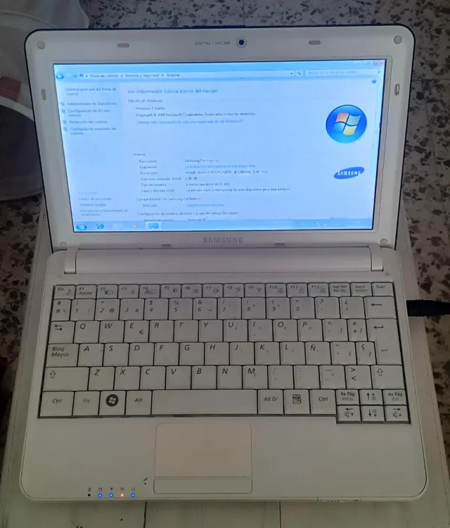 Samsung NP-N130 Portátil Blanco