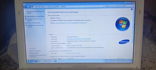 Samsung NP-N130 Portátil Blanco