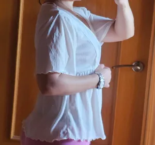 Blusa blanca mujer Talla S