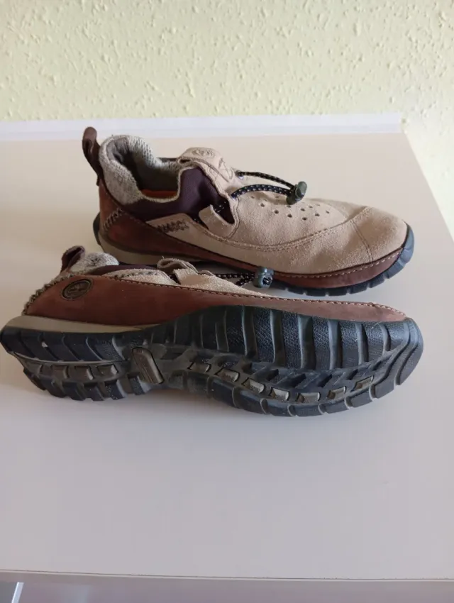 Timberland Bambas Beige y Marrón