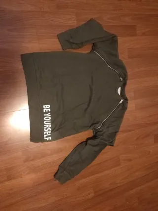 Sudadera Zara Boys con cremalleras talla 10-140cm