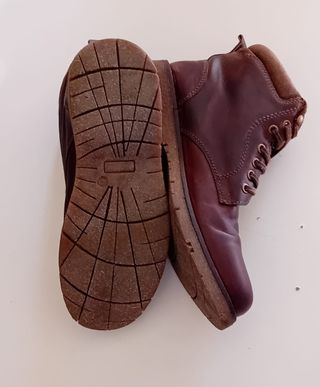 Botas de cuero marrones talla 41