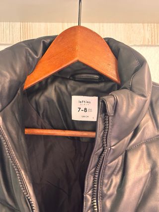 Cazadora Puffer Efecto Piel Niña Lefties 7-8 años