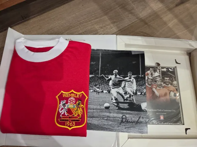 Denis Law Manchester United 1963 FA Cup Box Set