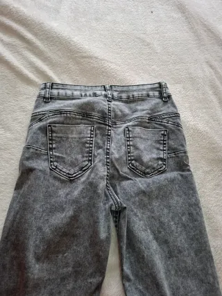 Leggings Calzedonia grises efecto lavado