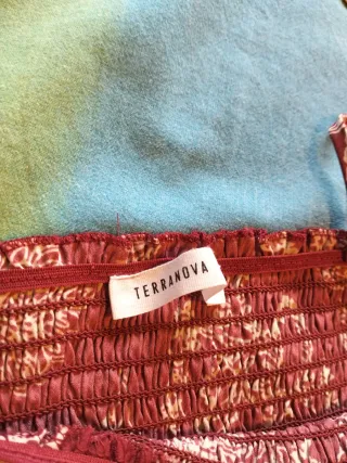 Vestitino corto Zuiki bordeaux fantasia