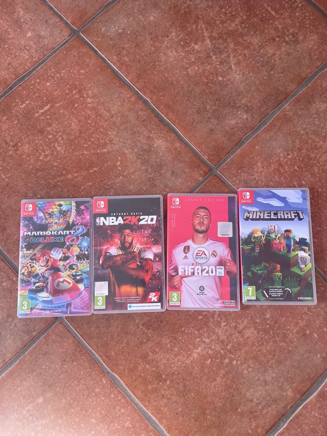 Pack 4 Juegos Nintendo Switch: Fifa20, NBA 2K2